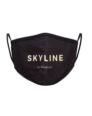 skyline logo face mask black