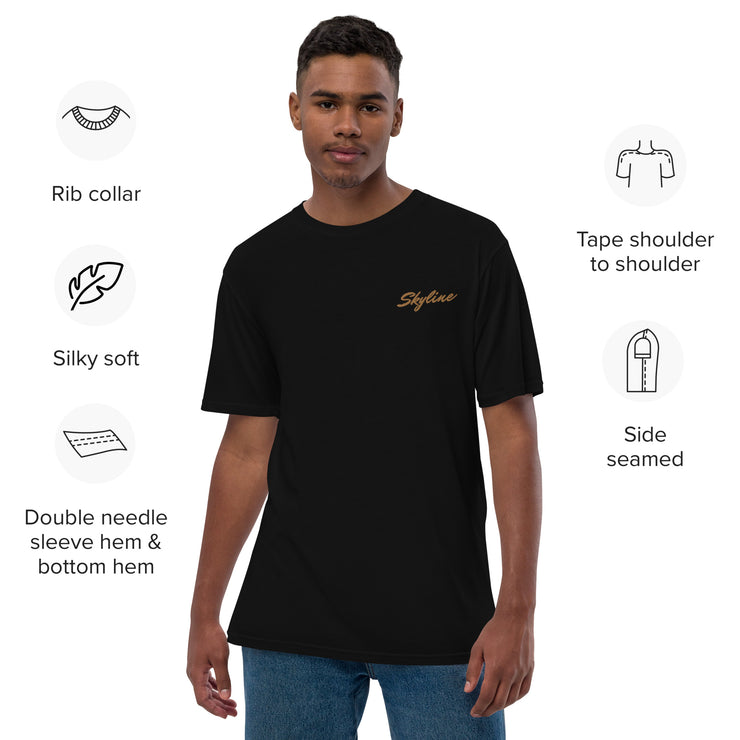 Chemise "À ce soir" avec broderie logo SKYLINE dorée