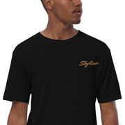 "See you tonight" Shirt mit goldener SKYLINE-Logo-Stickerei